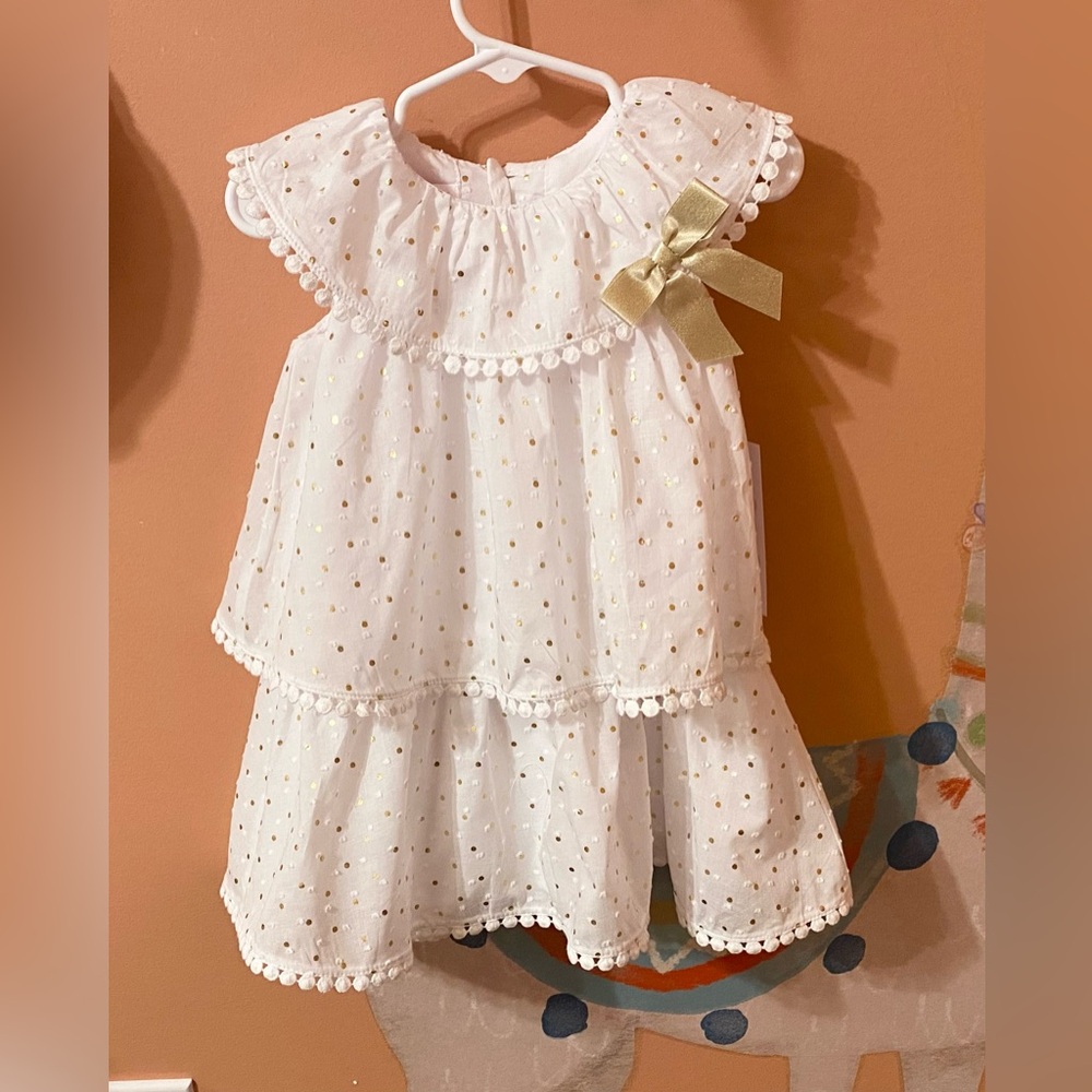 Sweet Tiered Summer Dress by Bonnie Baby Sz 18 mo. NWT